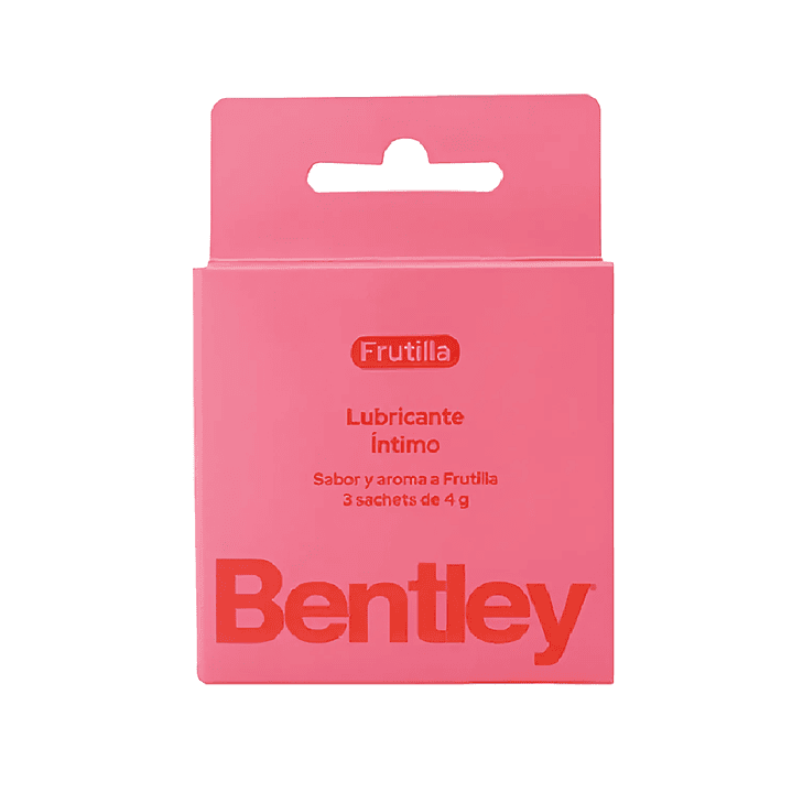 Gel Lubricante Frutilla 4 g Caja x3 Sachet 1