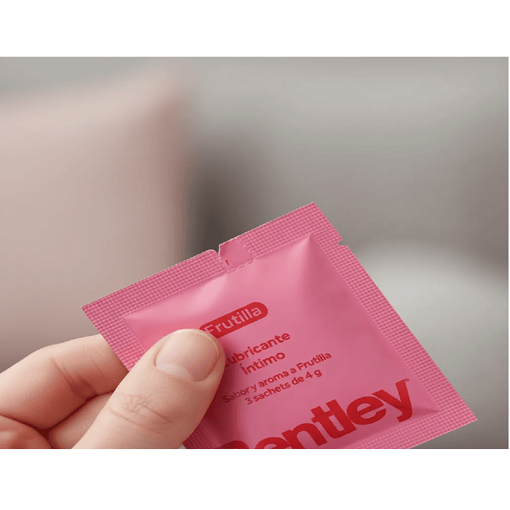 Gel Lubricante Frutilla 4 g Caja x3 Sachet 7