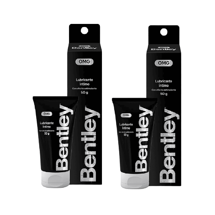 Bentley Gel Lubricante Intimo OMG Orgasmos Intensos 50g Pack x2 1
