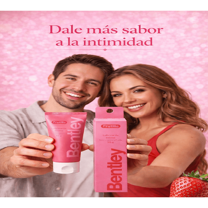 Gel Lubricante Intimo Frutilla 50g  6