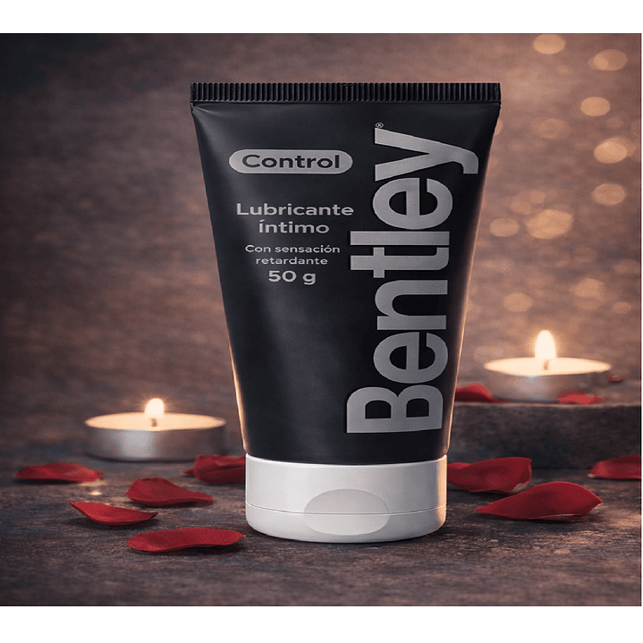Bentley Gel Lubricante Control Efecto Retardante 50g Pack x2 6