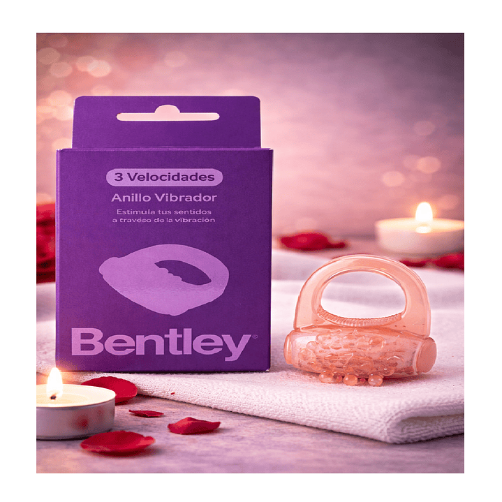 Bentley Anillo Vibrador 3 Velocidades Estimulante 5