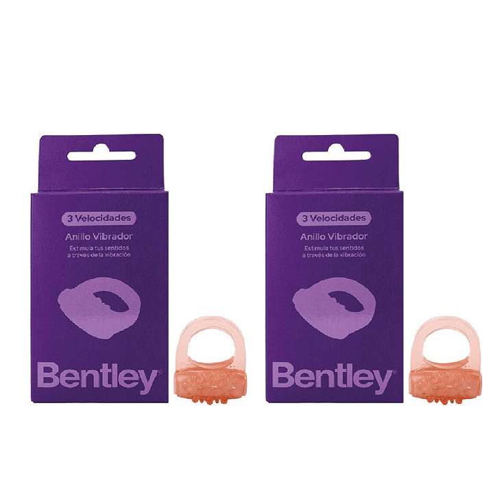 Anillo Vibrador Bentley 3 Velocidades Pack x2 1