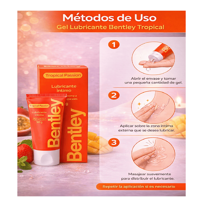 Gel Lubricante Bentley Tropical 50 Gr  5