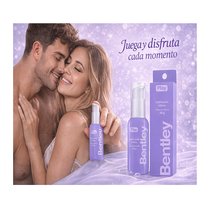 Bentley Gel Lubricante Íntimo Play 50g Base Agua 5