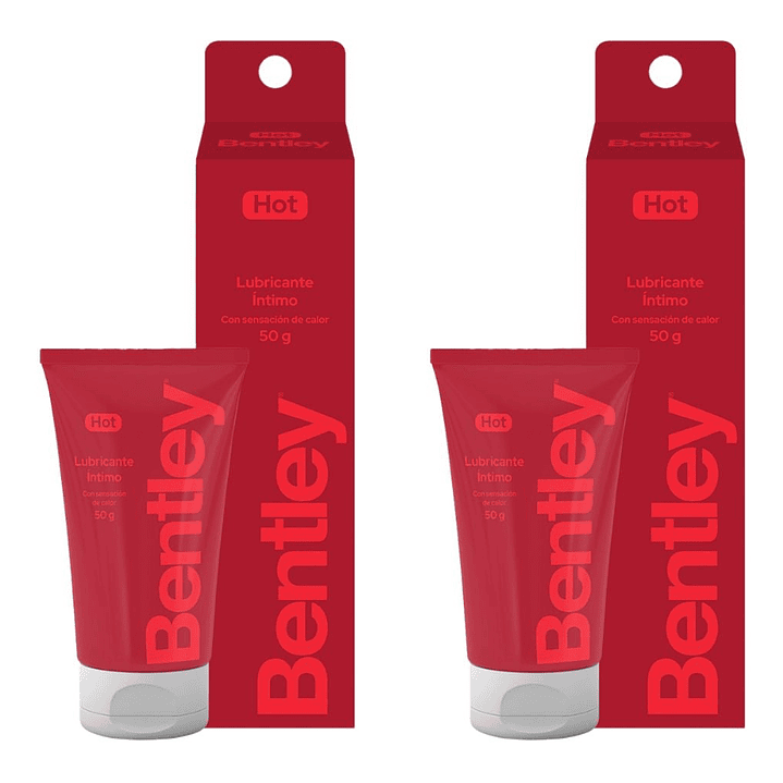 Bentley Gel Lubricante Intimo Hot 50g Pack x2 1