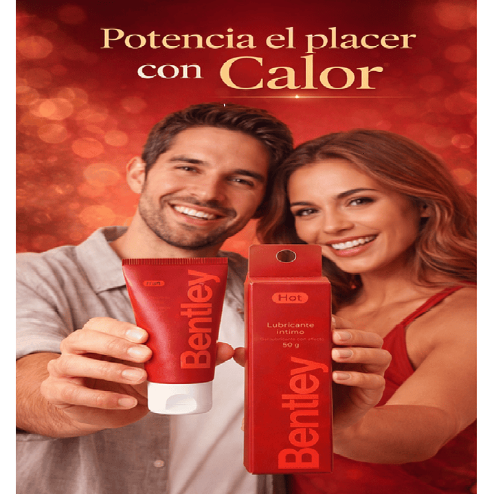 Bentley Gel Lubricante Íntimo Hot 50g Efecto Calor 4