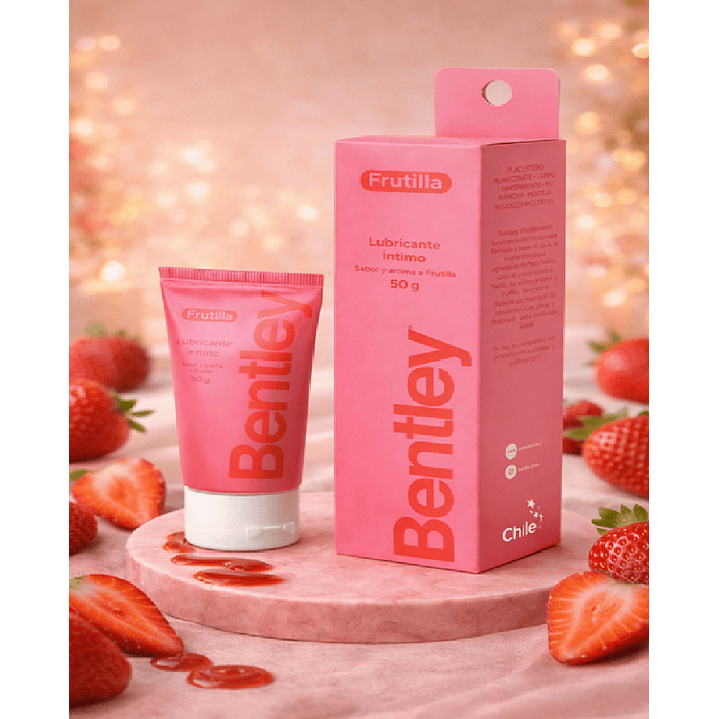 Bentley Gel Lubricante  Frutilla 50g + Dulce de Leche 50g 6