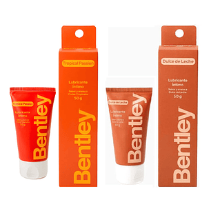 Bentley Gel Lubricante Tropical  50 Gr + Dulce De Leche 50 Gr 
