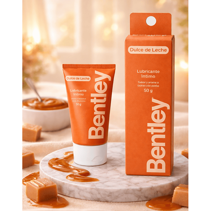 Bentley Gel Lubricante  Frutilla 50g + Dulce de Leche 50g 4
