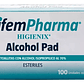 Alcohol Pad Higienix Toallitas Antisépticas x100 - Miniatura 2