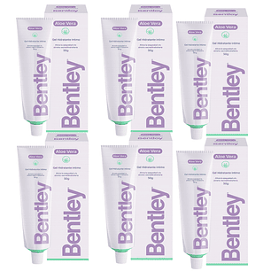 Bentley Gel Hidratante Intimo Aloe Vera Alivia Resequedad Vaginal  Pack x6