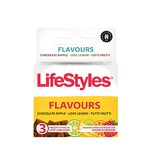 Lifestyles Preservativos Sabores x3 Unidades