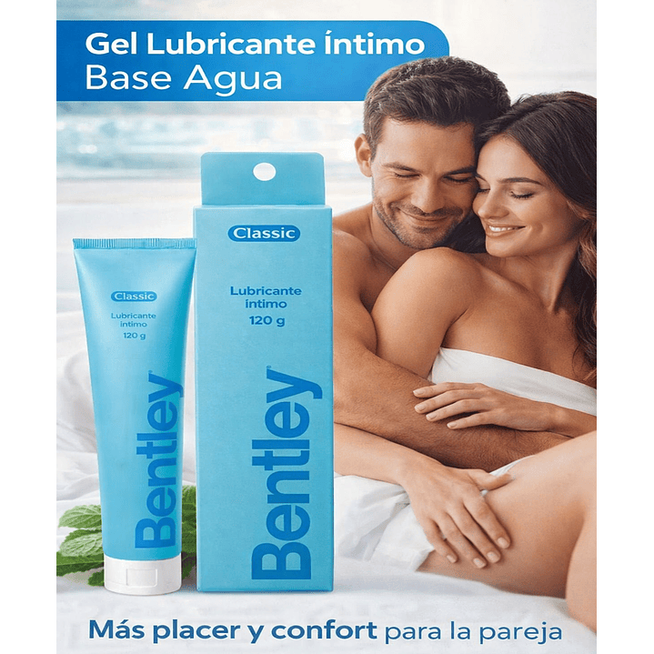 Bentley Gel Lubricante Intimo Clásico 120g Base Agua  6