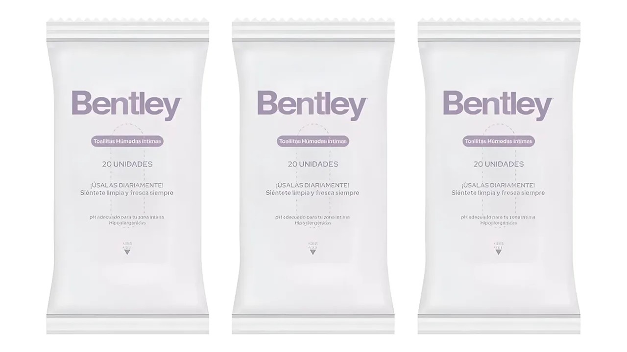 Bentley Wipes Toallas Húmedas x20 Pack x3
