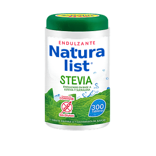 Natura List Stevia y Sucralosa Endulzante x300 Tabletas