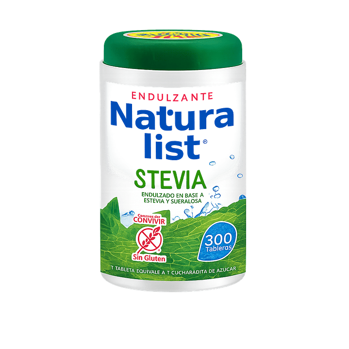 Natura List Stevia y Sucralosa Endulzante x300 Tabletas 1