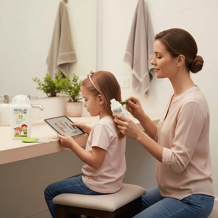 Refellin Loción con Peine Tratamiento Piojos 135 ml 8