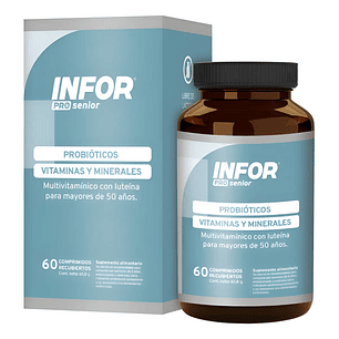 Infor Pro Senior Probioticos Vitaminas Y Minerales X60 Comp