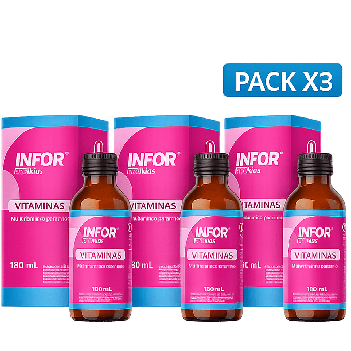 Infortin Kid Kal Frutilla 170 ml Calcio Infantil Pack x3 1