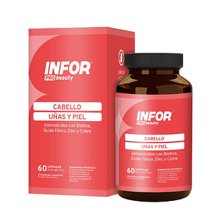Infor Pro Beauty x60 Cápsulas – Piel, Cabello y Uñas