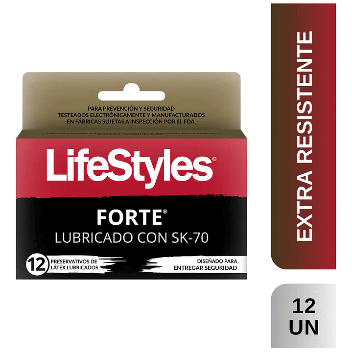 LifeStyles Preservativos Forte x12 Unidades  2