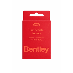 Bentley Gel Lubricante Intimo Hot Sachet 4g Caja x3