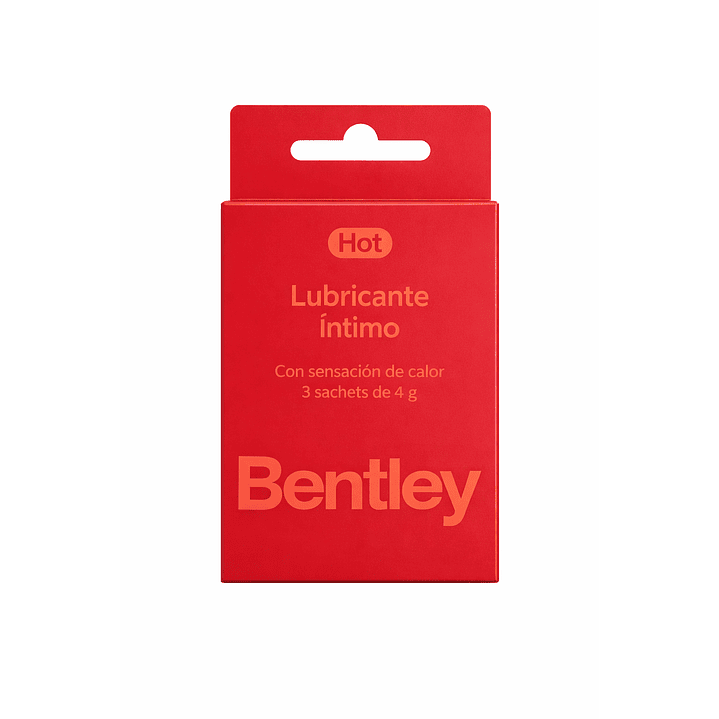 Bentley Gel Lubricante Intimo Hot Sachet 4g Caja x3 1