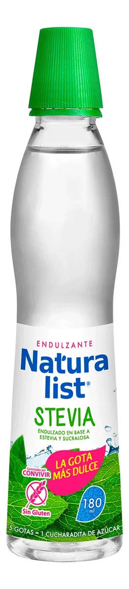 Endulzante Líquido 100% Stevia 180ml