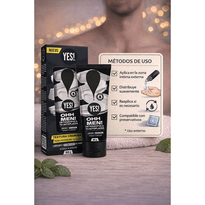 Yes Ohh Men Gel Lubricante Y Estimulante 90g 3