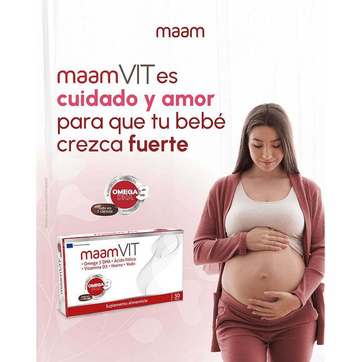 Kit MAAM Aceite Antiestrías + Gel Pezones + Cápsulas 4