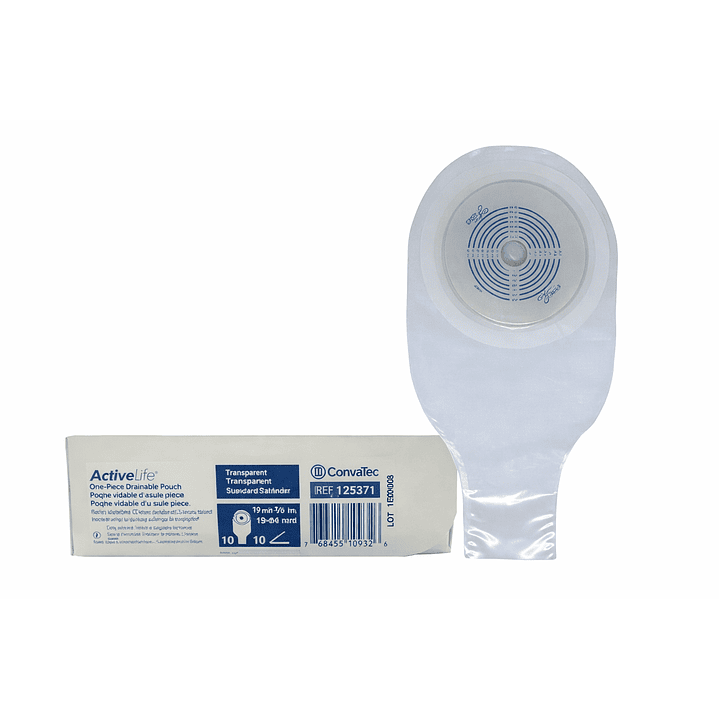 Bolsa Active Life 1 Pieza Convatec 19-64mm Caja x10 1