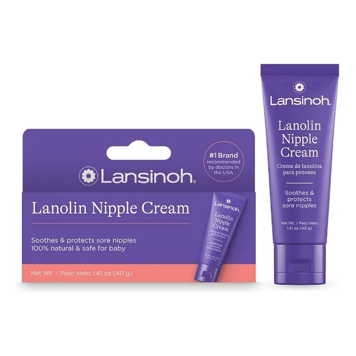 Lanolina Crema Hipoalergenica Para Pezones Lansinoh 40g Pack x2 2