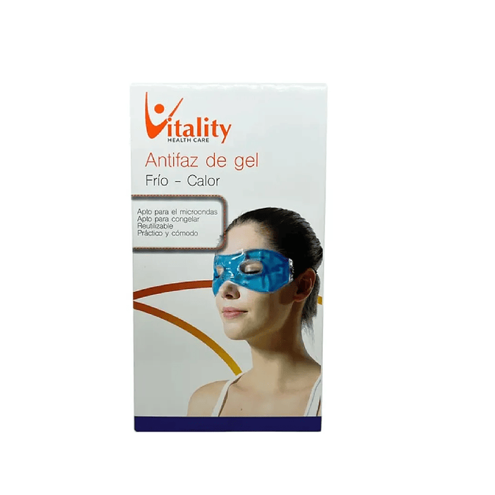 Antifaz Gel Frío Calor 36x9.5cm Vitality 1