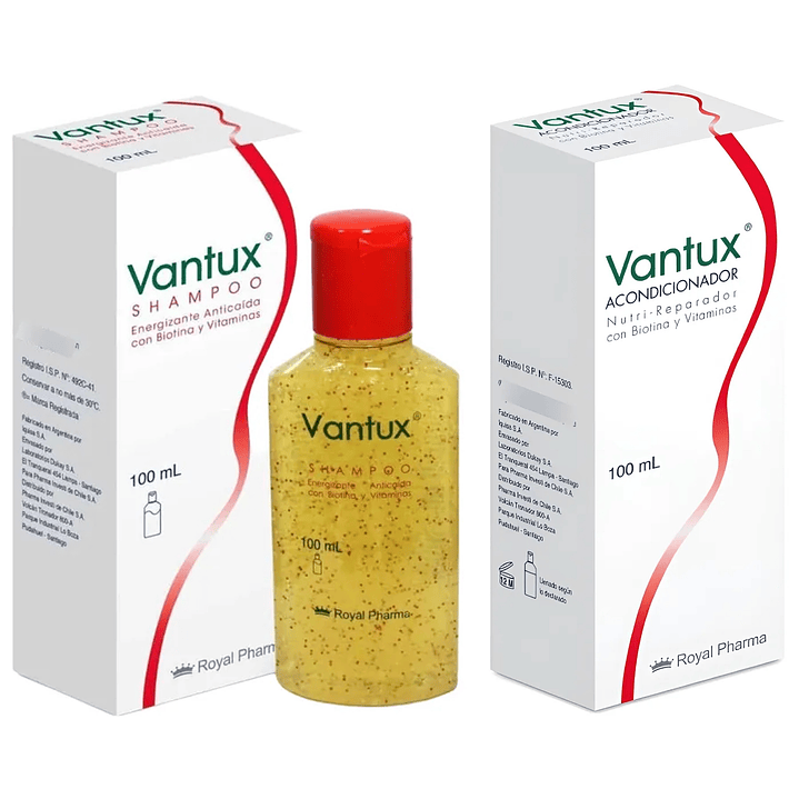 Vantux Pack Shampoo 100ml + Acondicionador Anticaida 100ml 1