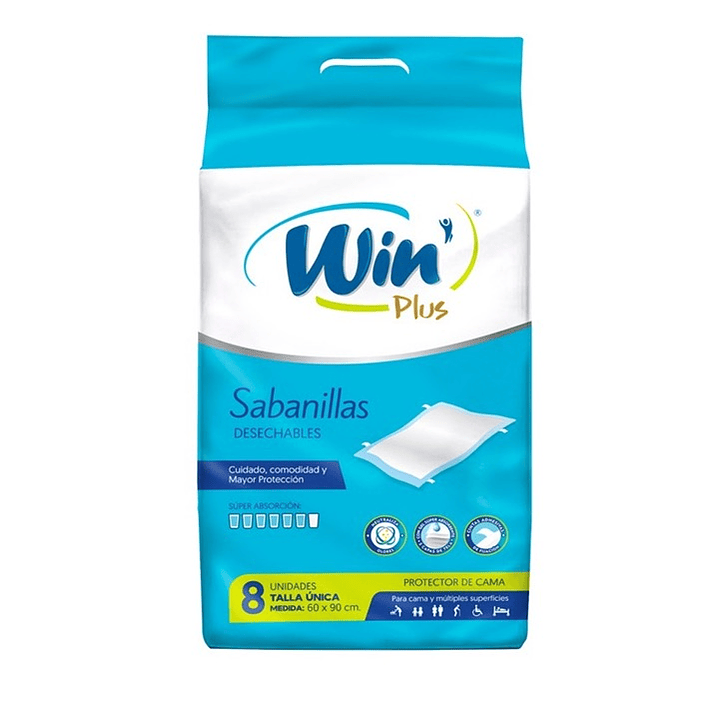 Win Plus Sabanillas Protectores De Cama Desechables 60x90 1