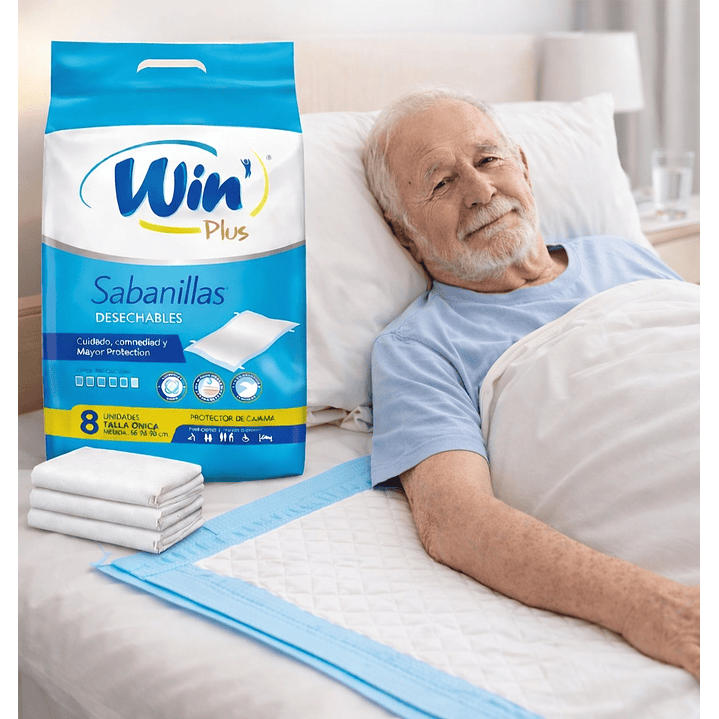 Win Plus Sabanillas Protectores De Cama Desechables 60x90 2