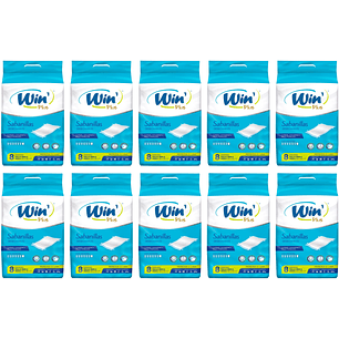 Win Plus Sabanillas Protector Cama Desechable 60x90 X8 Pack X10