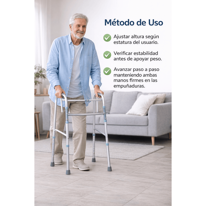 Andador Burrito Plegable Vitality Paso A Paso 4