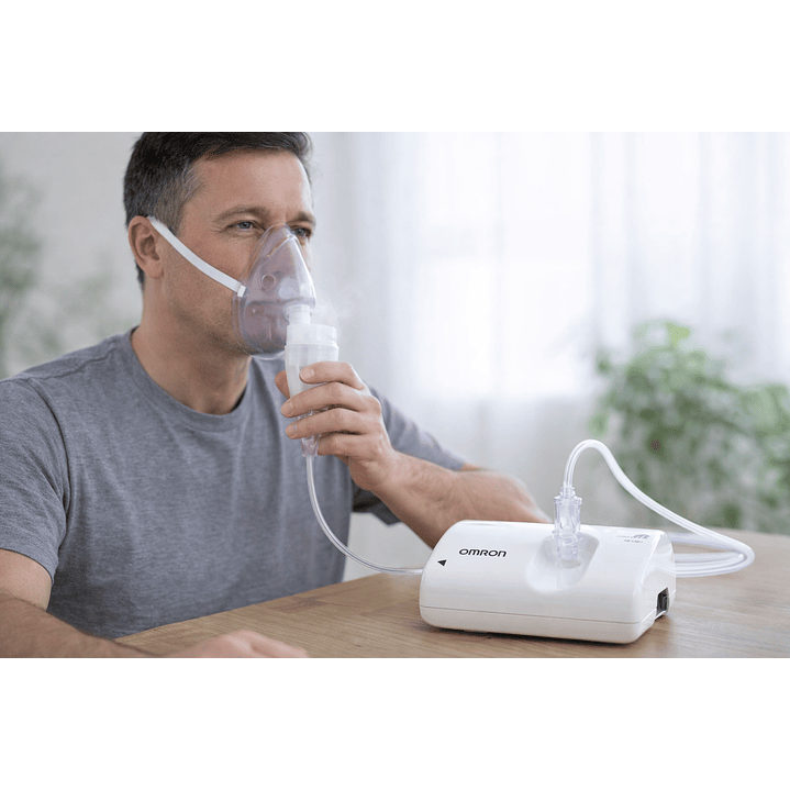 Nebulizador Omron NE-C801LA Compacto Adulto y Niño 7