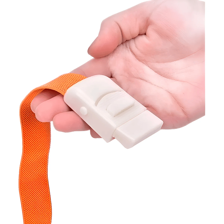 Torniquete Elástico Naranja con Tip Top Reutilizable 4