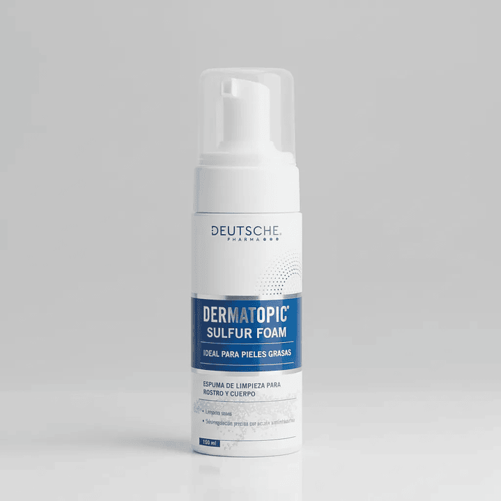 Dermatopic Sulfur Espuma Limpiadora 150ml Acne Piel Grasa  5