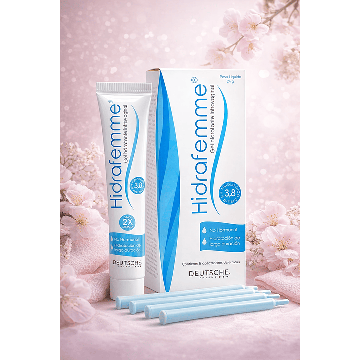 Hidrafemme Gel Vaginal Hidratante 24g 6