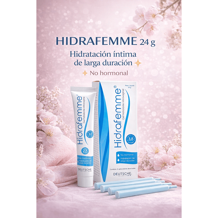 Hidrafemme Gel Vaginal Hidratante 24g 4