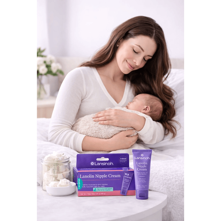 Lanolina Crema Hipoalergenica Para Pezones Lansinoh 40g Pack x2 2
