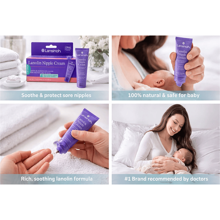 Pack Lansinoh Lanolina 40g + Formador de Pezon  4