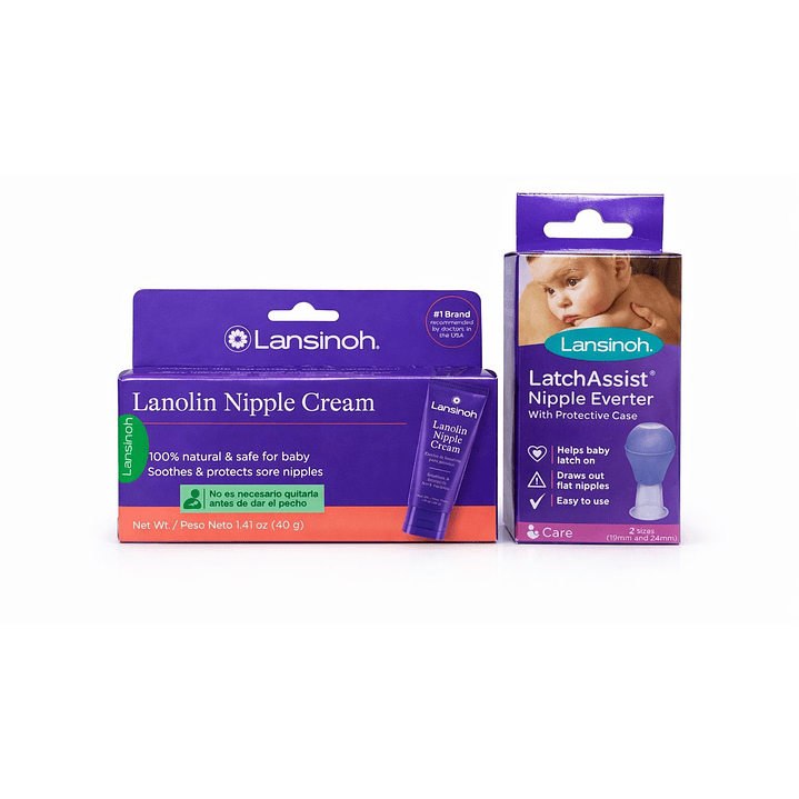 Pack Lansinoh Lanolina 40g + Formador de Pezon  2