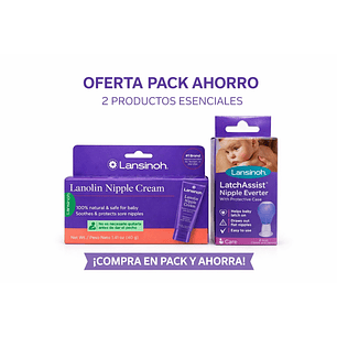 Pack Lansinoh Lanolina 40g + Formador de Pezon 