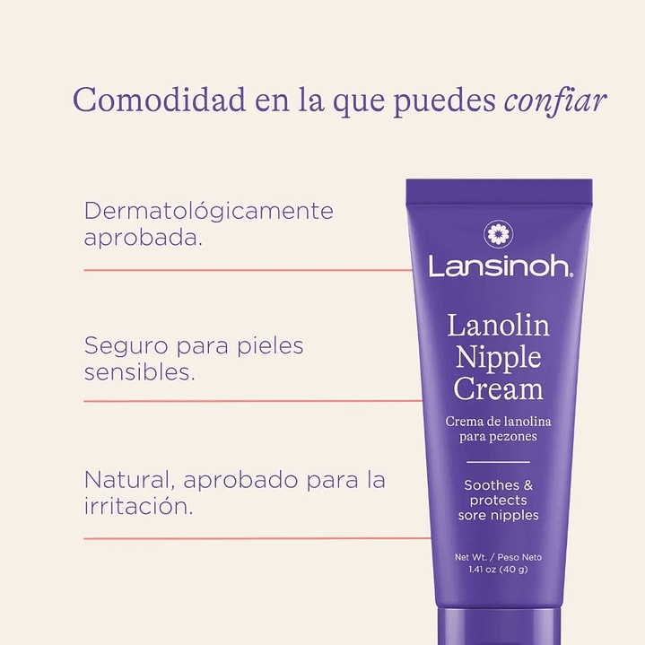 Pack Lansinoh Lanolina 40g + Formador de Pezon  7