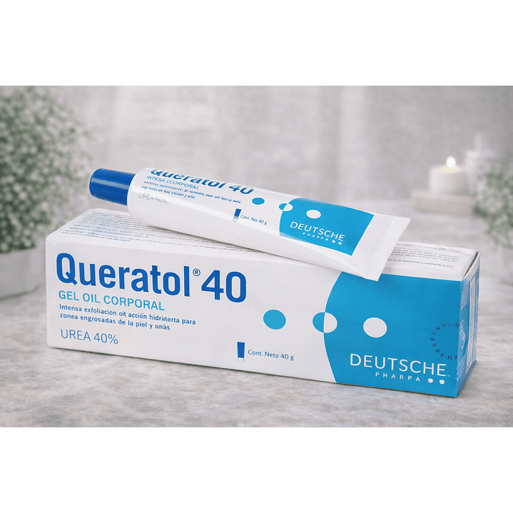 Queratol 40 Gel Oil Urea 40% Piel y Uñas 40g 4